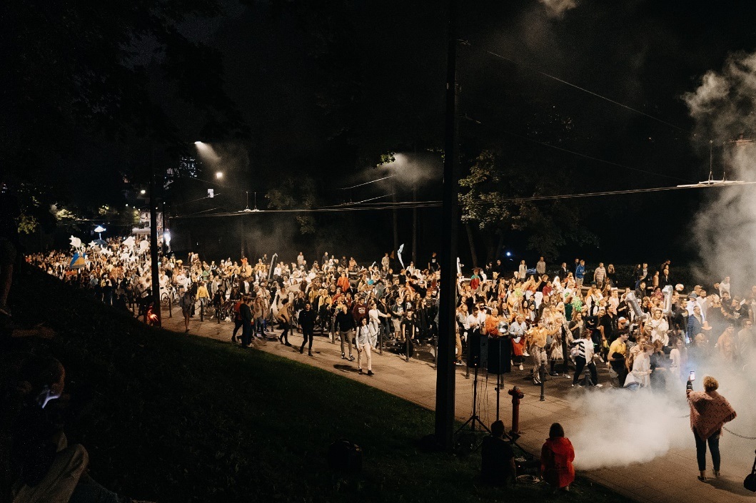 Fluxus Festival in Kaunas, 11 September 2021. Photo: Martynas Plepys. Courtesy of Kaunas Artists’ House